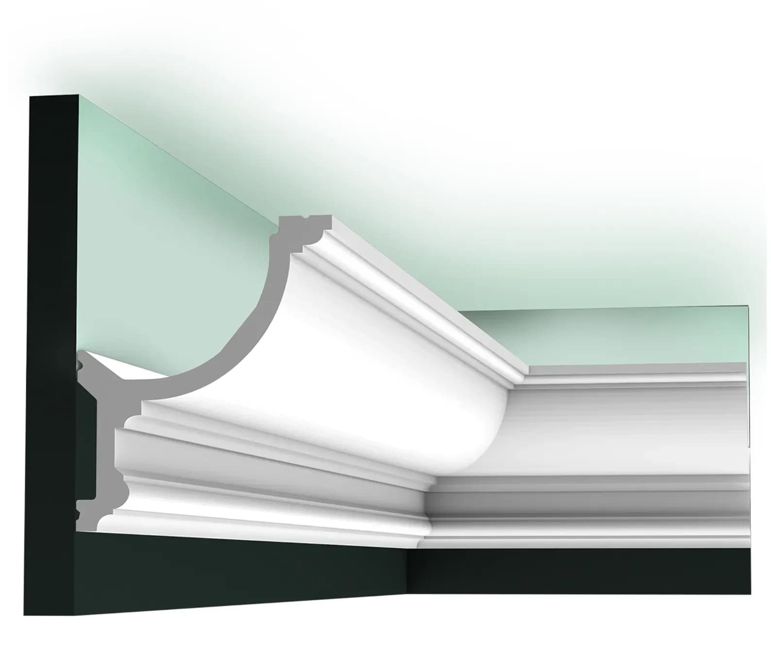 Große Stuck Lichtleiste Orac Decor