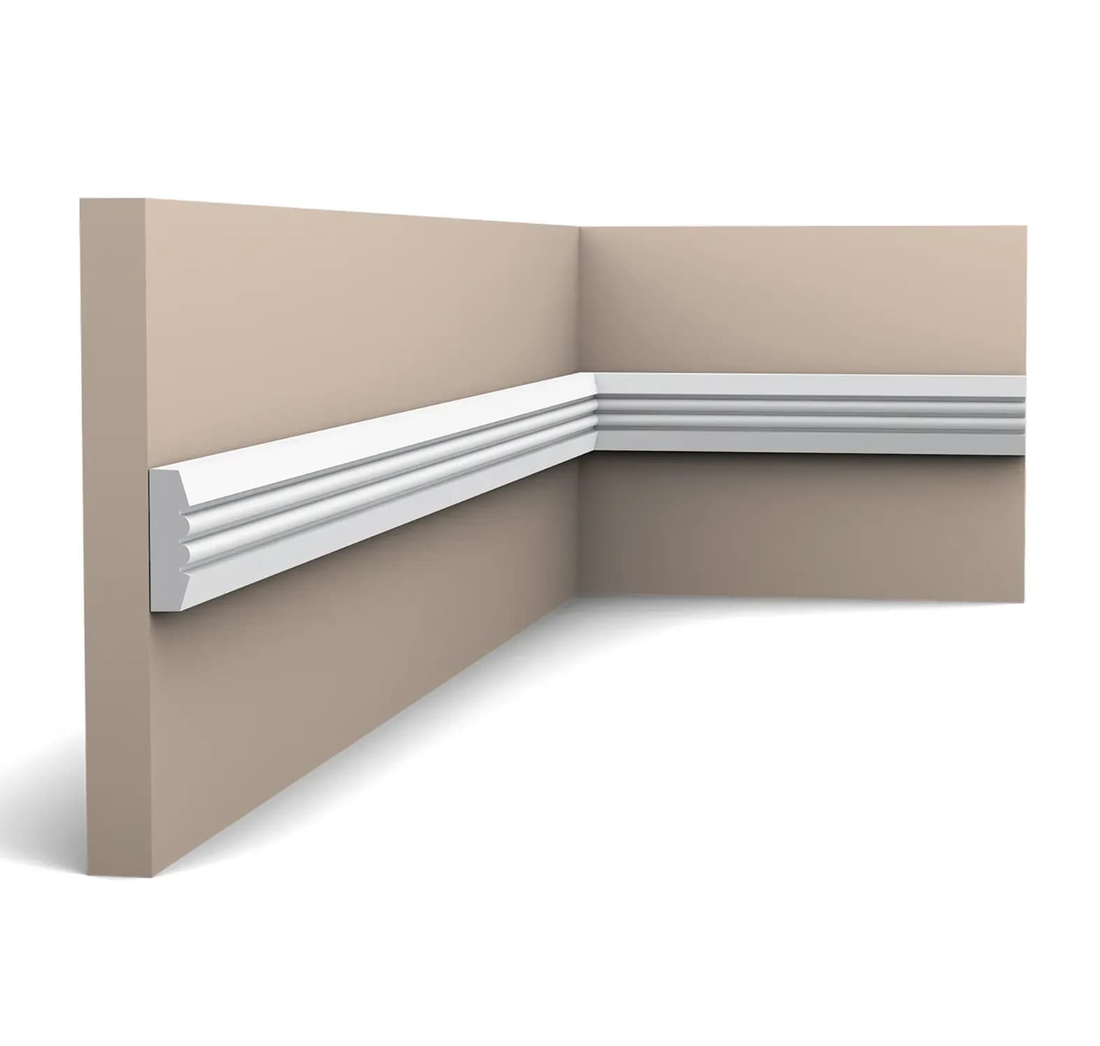 Flexible Ausführung der Stuckleiste von Orac Decor