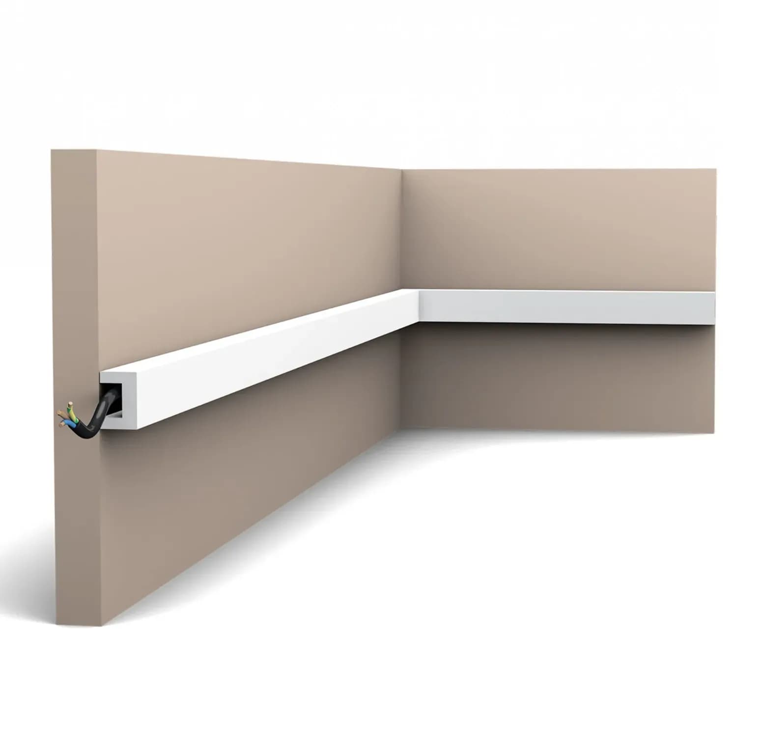 Flexibles U-förmiges Wandprofil