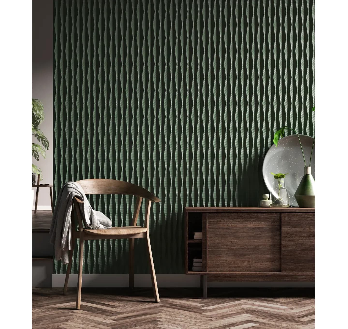 Orac Decor 3D Wandgestaltung für Badezimmer weiß