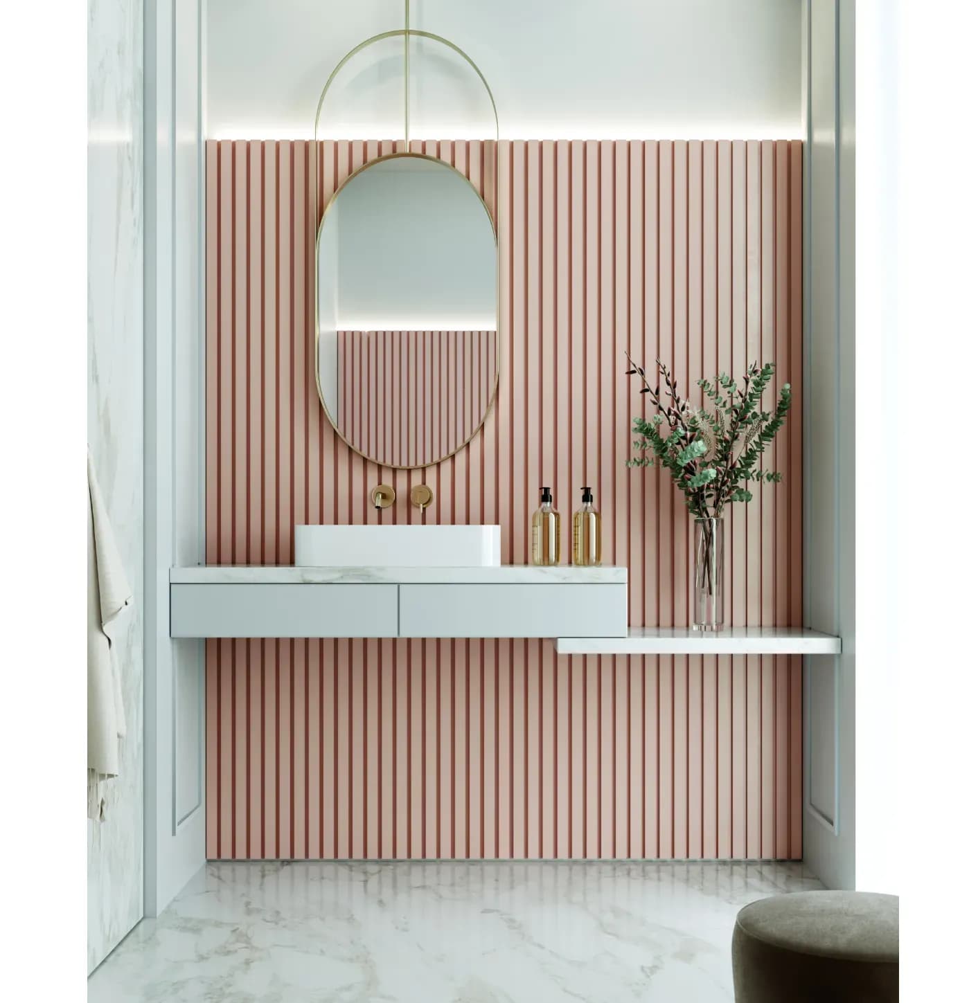 Orac Decor 3D Wandgestaltung für trendiges Badezimmer